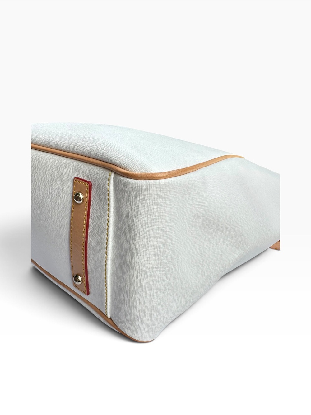 Dooney & Bourke Maddie Shoulder Bag with Tassel. White Saffiano Leather - Picture 9 of 16